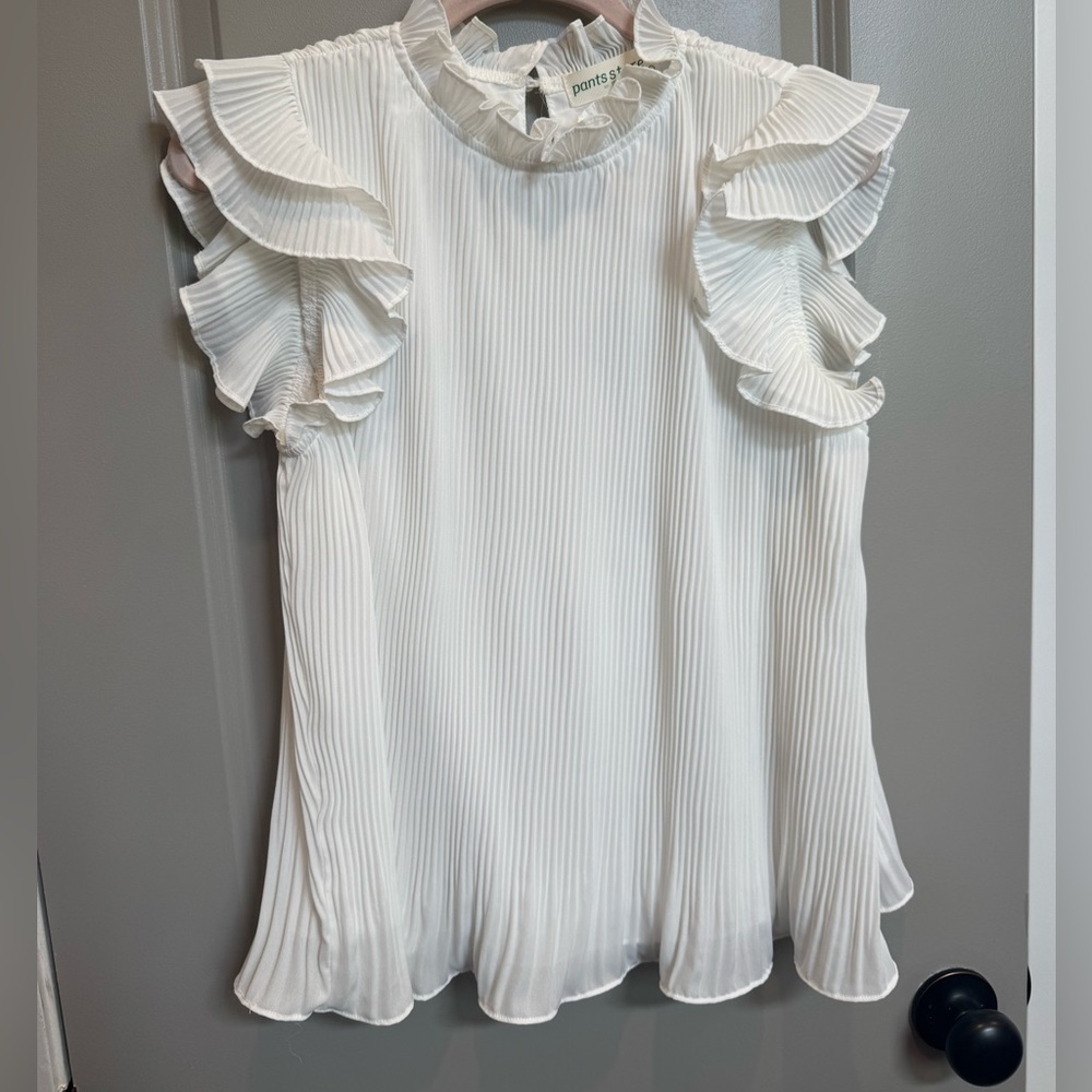 Pants Store Ruffle Top